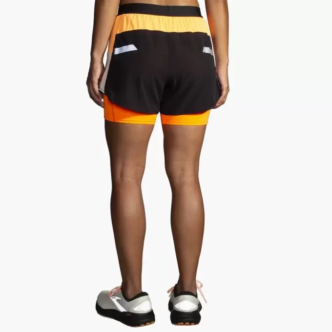 Pantaloni scurți Brooks Run Visible 4″ 2-în-1 2.0 Pantaloni scurți Brooks Run Visible 4″ 2-în-1 2.0