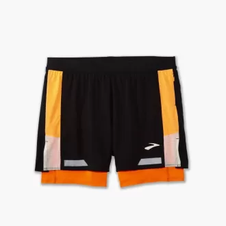 Pantaloni scurți Brooks Run Visible 5″ 2-în-1 2.0