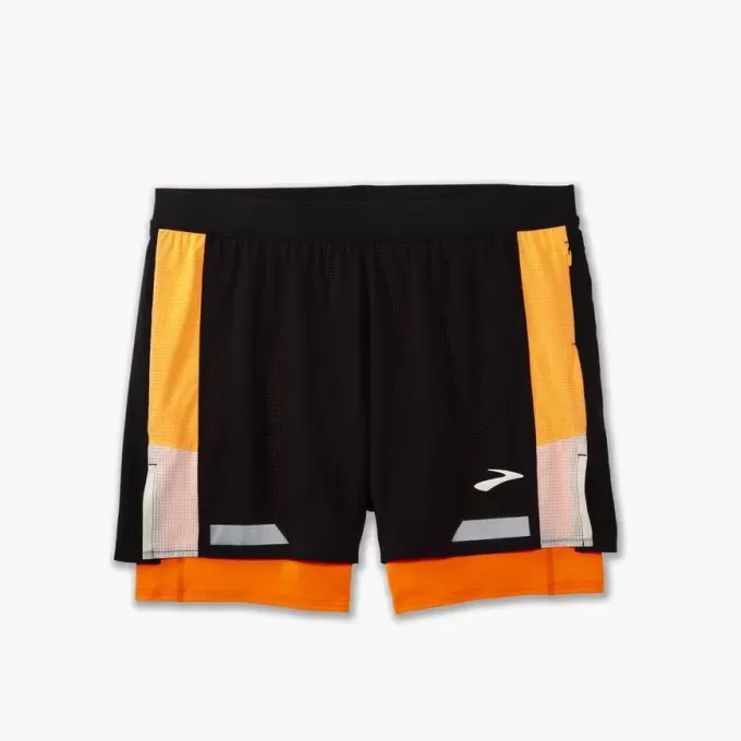 Pantaloni scurți Brooks Run Visible 5″ 2-în-1 2.0 Pantaloni scurți Brooks Run Visible 5″ 2-în-1 2.0