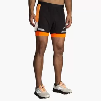 Pantaloni scurți Brooks Run Visible 5″ 2-în-1 2.0